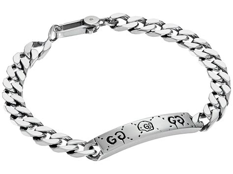 gucci ghost bracelet used|gucci ghost necklace in silver.